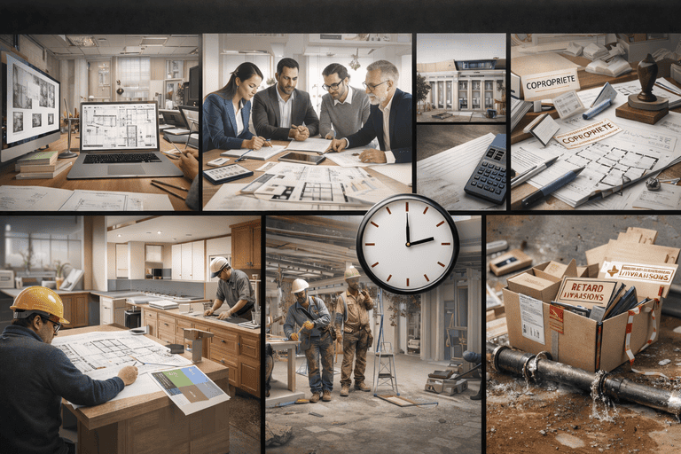 Rénovation totale : les vrais délais à anticiper (et pourquoi ça prend du temps)