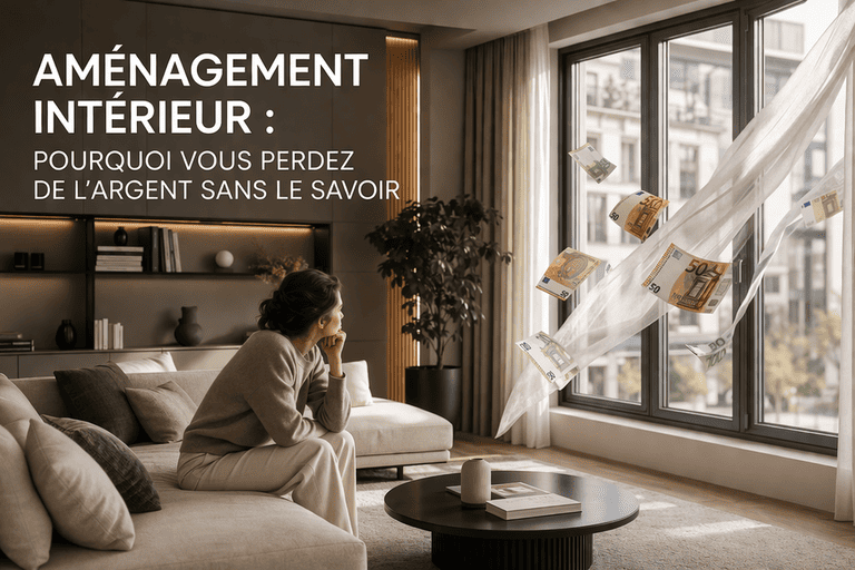 Aménagement intérieur : pourquoi vous perdez de l’argent sans le savoir