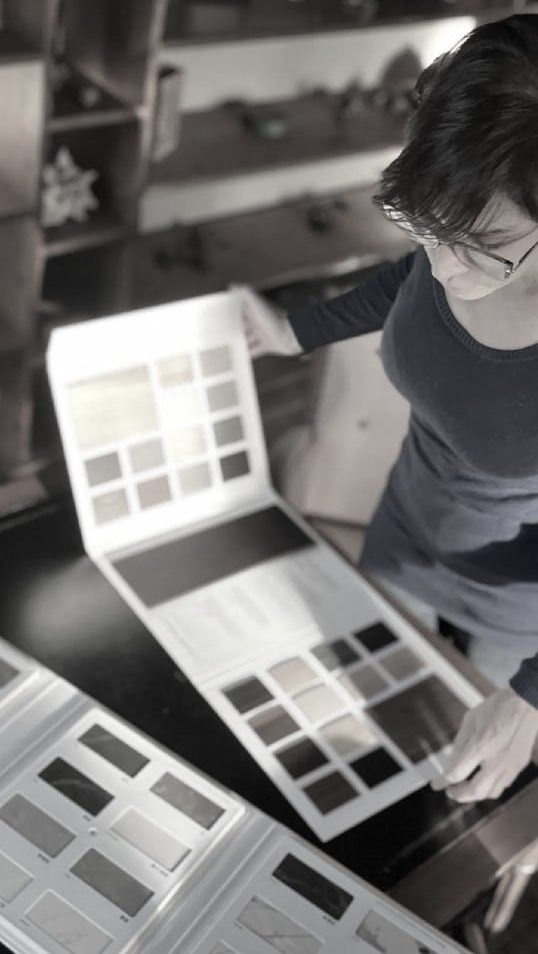 Laetitia Bongoat -architecte d'intérieur- studio Intéa noir et blanc